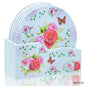 Gift To Love | Tea Coaster Printed Round Mix Design | Pcs : 6 Pcs Set | Code : JB812-B