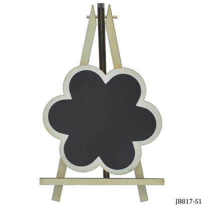 Gift To Love | Mini Black Board With Easel Flower | Color : Black | Size : Small | Code : JB817-S1