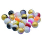 Gift To Love | Beads Matte Rainbow | Color : Multicolour | Size : 12 Mm | Pcs : 20 Gsm | Code : JBMC12MM