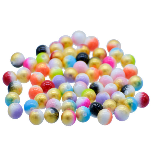 Gift To Love | Beads Matte Rainbow | Color : Multicolour | Size : 8 Mm | Pcs : 20 Gsm | Code : JBMC8MM