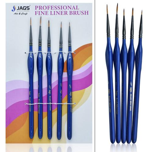 Gift To Love | Jags Brush Mini Liner Blue Handle Set Of 5 Pcs | Code : JBML01