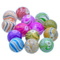 Gift To Love | Craft Beads Printed | Color : Multicolour | Size : 14 Mm | Pcs : 20 Gsm | Code : JBPM14MM