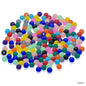 Gift To Love | Craft Beads Round | Color : Multi Colours | Size : 6 Mm | Pcs : 20 Gsm | Code : JCBR04