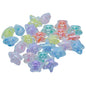 Gift To Love | Beads Two Ton Transparent Star | Pcs : Set Of 25 | Code : JCCP27