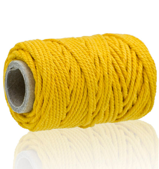 Gift To Love | Cotton Colour Thread 9 Play | Color : Mango Yellow | Size : 30 Gram | Code : JCCT14