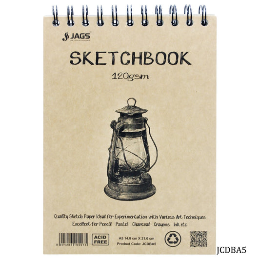 Gift To Love | Sketch Book Cartridge Paper | Size : A5 | Code : JCDBA5
