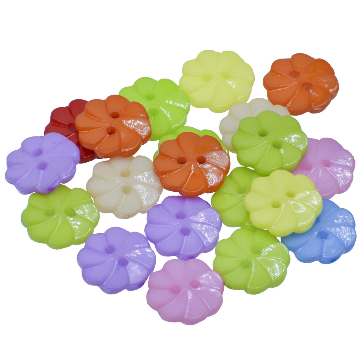 Gift To Love | Decorative Button Flower | Size : 28 L | Pcs : 20 Pcs | Code : JCDBP06