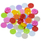 Gift To Love | Craft Decorative Button Round | Size : 16L | Pcs : 50 Pcs | Code : JCDBP12
