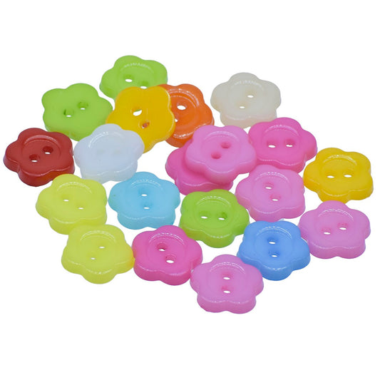 Gift To Love | Decorative Button Flower | Size : 20 L | Pcs : 20 Pcs | Code : JCDBP20