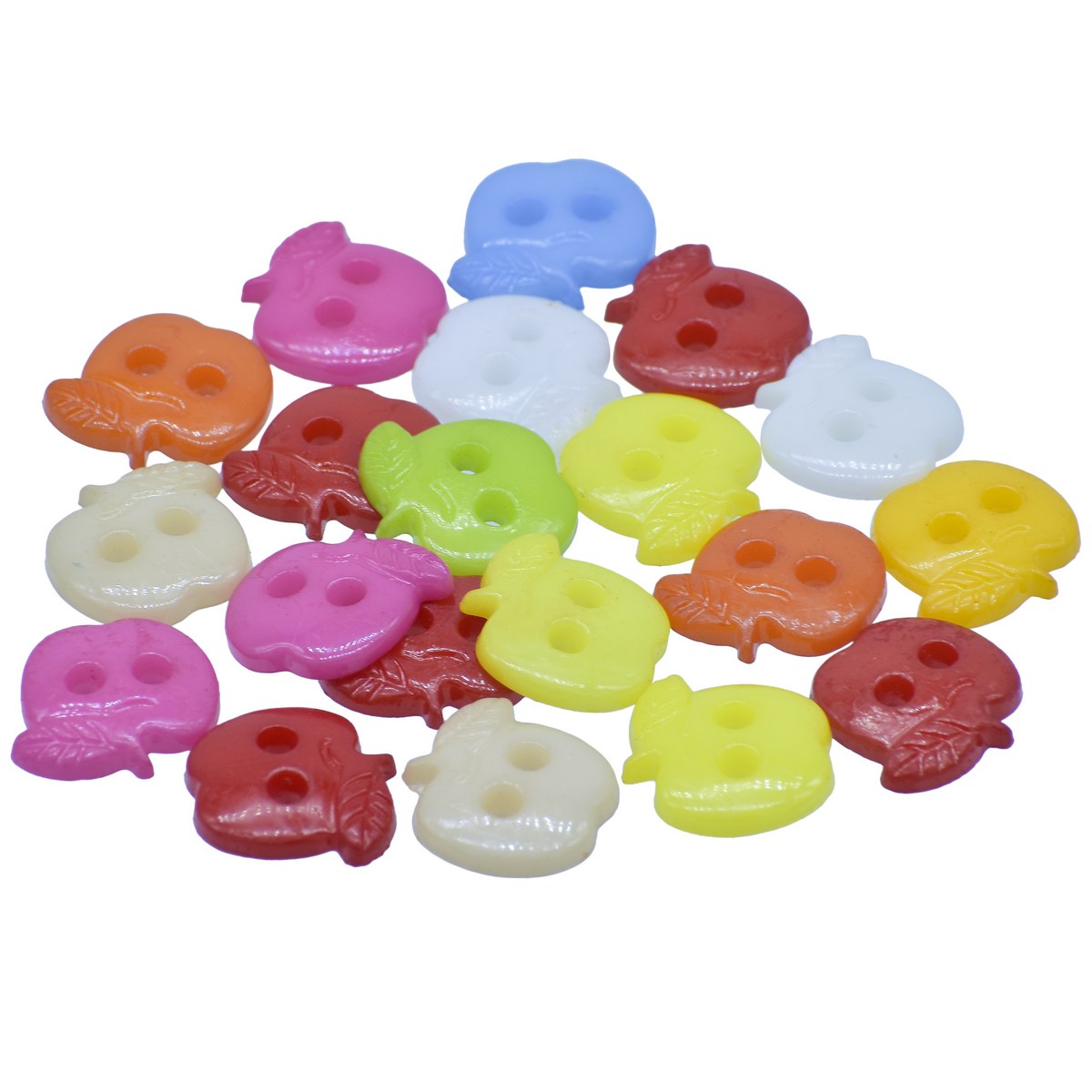 Gift To Love | Decorative Button Apple | Size : 28 L | Pcs : 20 Pcs | Code : JCDBP35