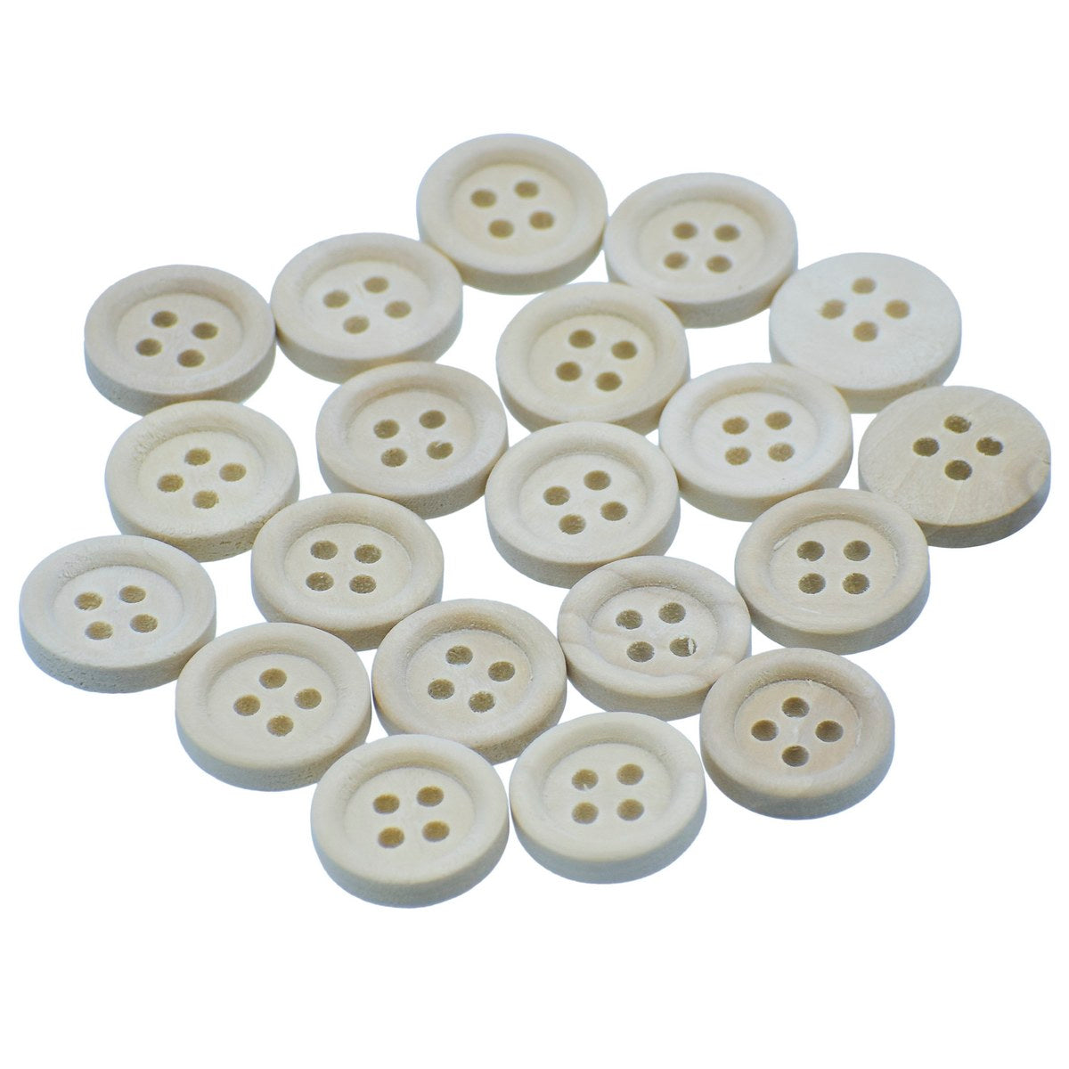 Gift To Love | Craft Decorative Button Round | Size : 13 Mm | Pcs : 20 Pcs | Code : JCDBR13MM