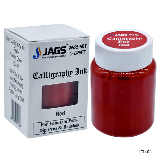 Gift To Love | Calligraphy Inks | Color : Red | Pcs : 40 Ml | Code : JCI402