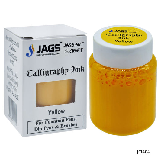 Gift To Love | Calligraphy Inks | Color : Yellow | Pcs : 40 Ml | Code : JCI404