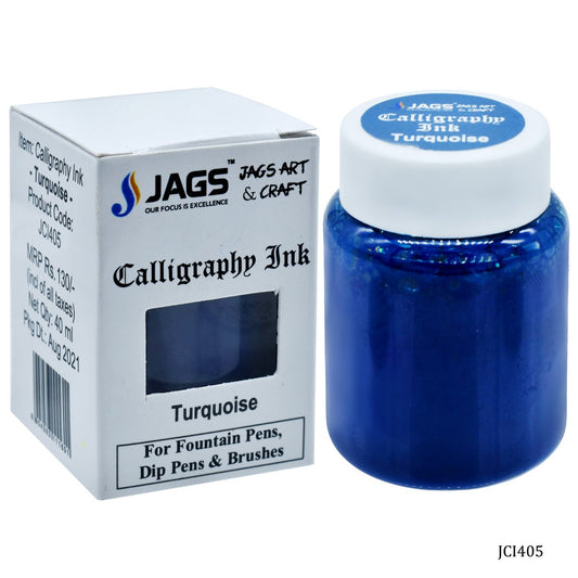 Gift To Love | Calligraphy Inks | Color : Turquoise | Pcs : 40 Ml | Code : JCI405