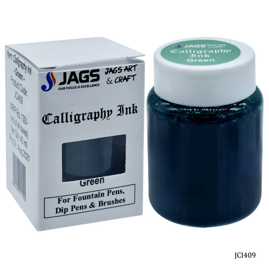 Gift To Love | Calligraphy Inks | Color : Green | Pcs : 40 Ml | Code : JCI409