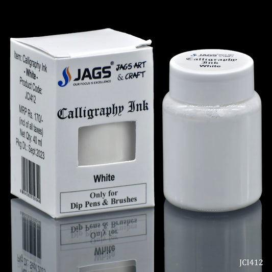 Gift To Love | Calligraphy Inks | Color : White | Pcs : 40 Ml | Code : JCI412
