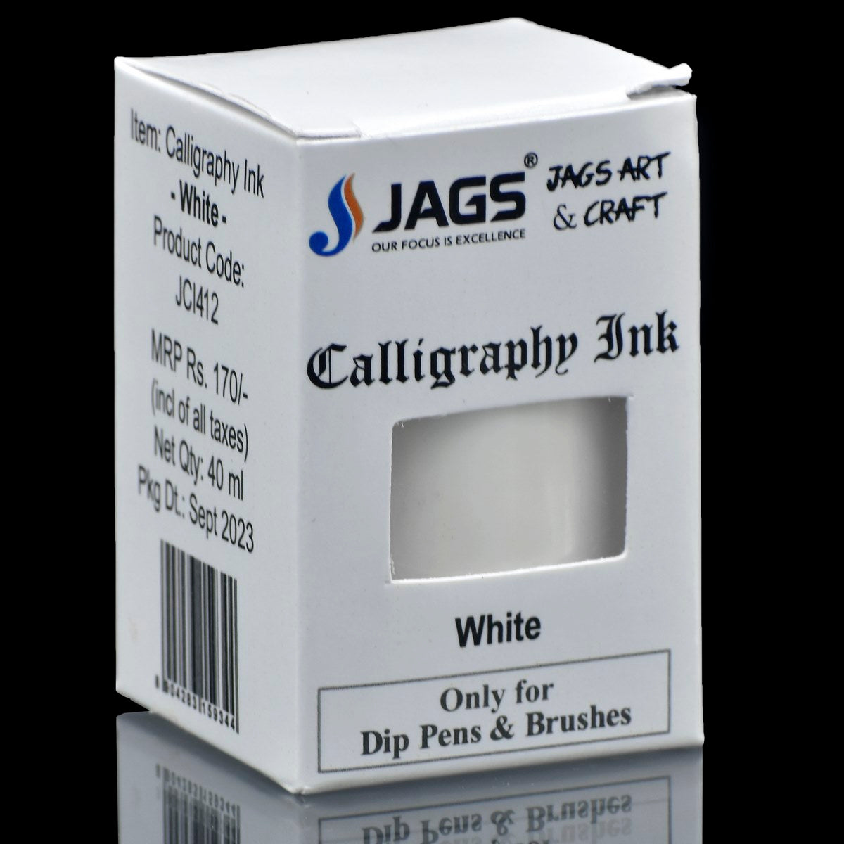 प्रेम के लिए उपहार | कैलीग्राफी इंक | रंग : सफ़ेद | मात्रा : 40 मि.ली. | कोड : JCI412