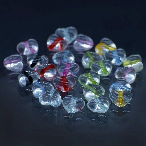 Gift To Love | Jags Beads Heart Shape Multicolour 20Gram | Code : JCPP25