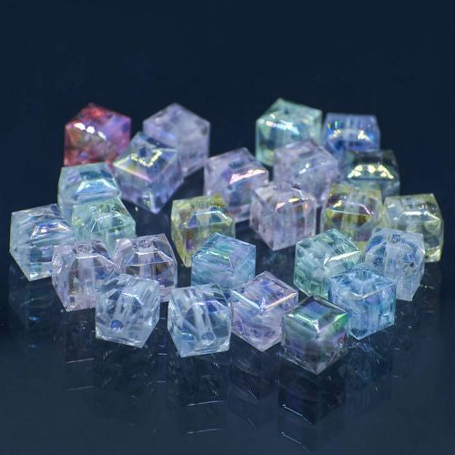 Gift To Love | Jags Beads Cube Squver D Cut Tra 25 Pics 10Gms | Code : JCPP27