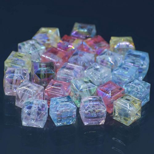 Gift To Love | Jags Beads Cube Squver D Cut Tra 25 Pics 17Gms | Code : JCPP28