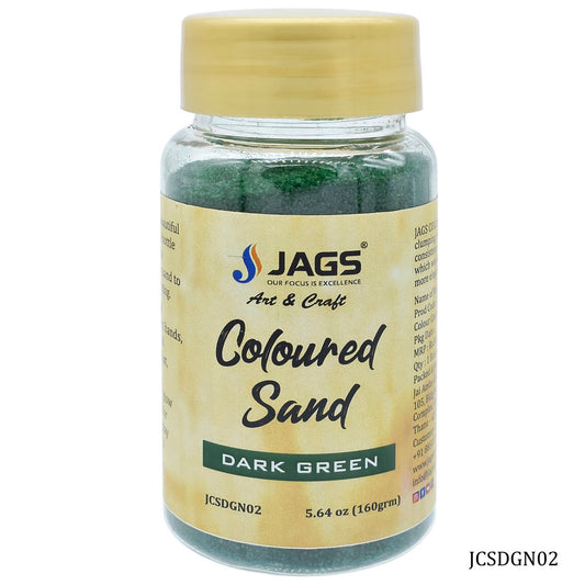 Gift To Love | Coloured Sand | Color : Dark Green | Pcs : 160 Gms | Code : JCSDGN02