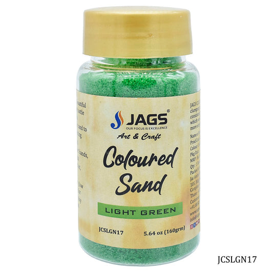 Gift To Love | Coloured Sand | Color : Light Green | Pcs : 160 Gms | Code : JCSLGN17