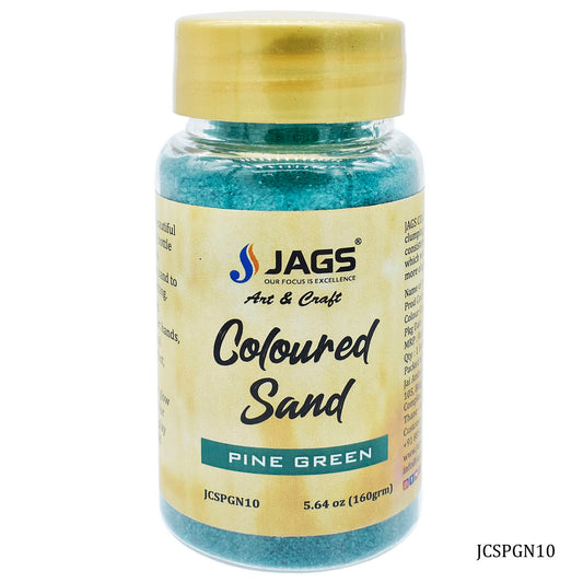 Gift To Love | Coloured Sand | Color : Pine Green | Pcs : 160 Gms | Code : JCSPGN10