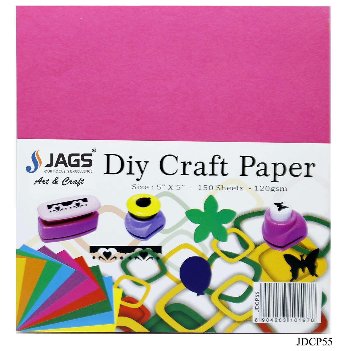 Gift To Love | DIY Craft Paper Colour Qube | Size : 5 X 5 | Code : JDCP55