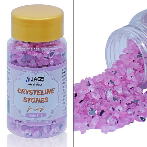 Gift To Love | Jags Decorative Crysteline Stones 150 Gram Light Pink | Code : JDCS06