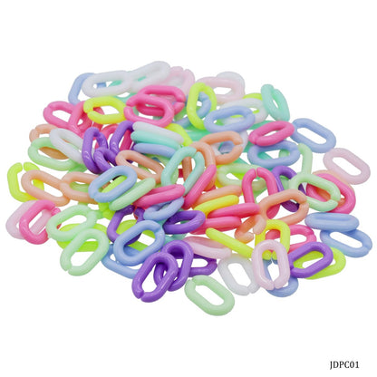 Gift To Love | Diy Plastic Chain Basic Small | Size : 9 X 14 Mm | Code : JDPC01