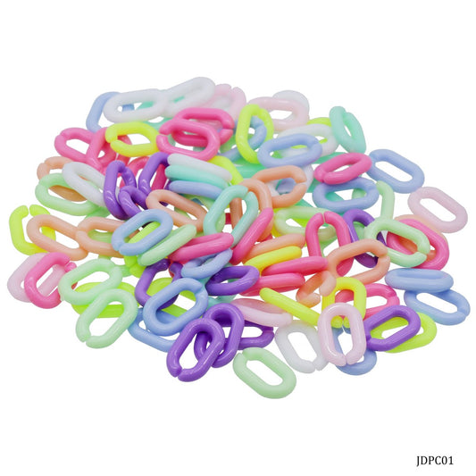 Gift To Love | Diy Plastic Chain Basic Small | Size : 9 X 14 Mm | Code : JDPC01