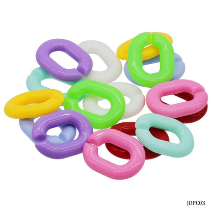 Gift To Love | Diy Plastic Chain Basic Big | Size : 18 X 24 Mm | Code : JDPC03