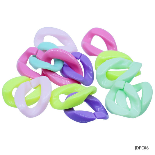 Gift To Love | Diy Plastic Chain Big | Size : 20 X 30 Mm | Code : JDPC06