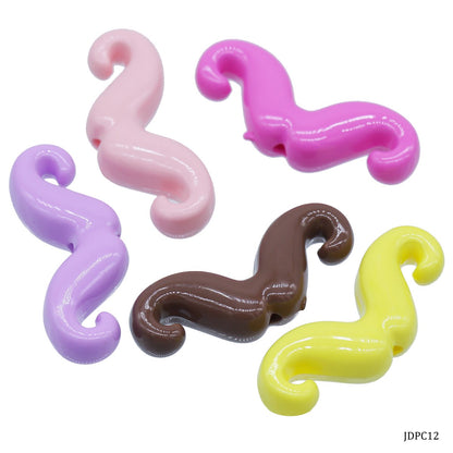 Gift To Love | Jewellery Pendant Mustache | Color : Mix Colour | Pcs : 5 Pcs | Code : JDPC12