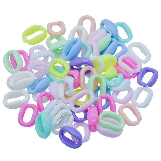 Gift To Love | Diy Plastic Chain Basic Pattern Round Small | Size : 25 Gsm | Code : JDPC21