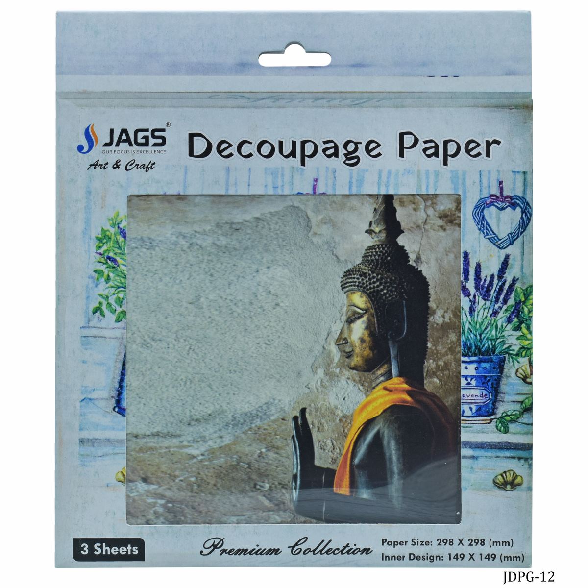 Gift To Love | Decoupage Paper Gautam Lord Buddha | Code : JDPG-12
