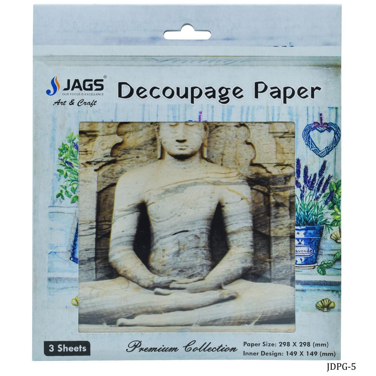 Gift To Love | Decoupage Paper Gautam Lord Buddha | Code : JDPG-5
