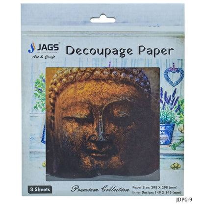 Gift To Love | Decoupage Paper Gautam Lord Buddha | Code : JDPG-9
