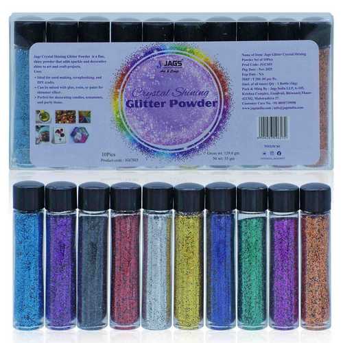 Gift To Love | Jags Glitter Crystal Shining Powder Set of 10Pics | Code : JGCS03