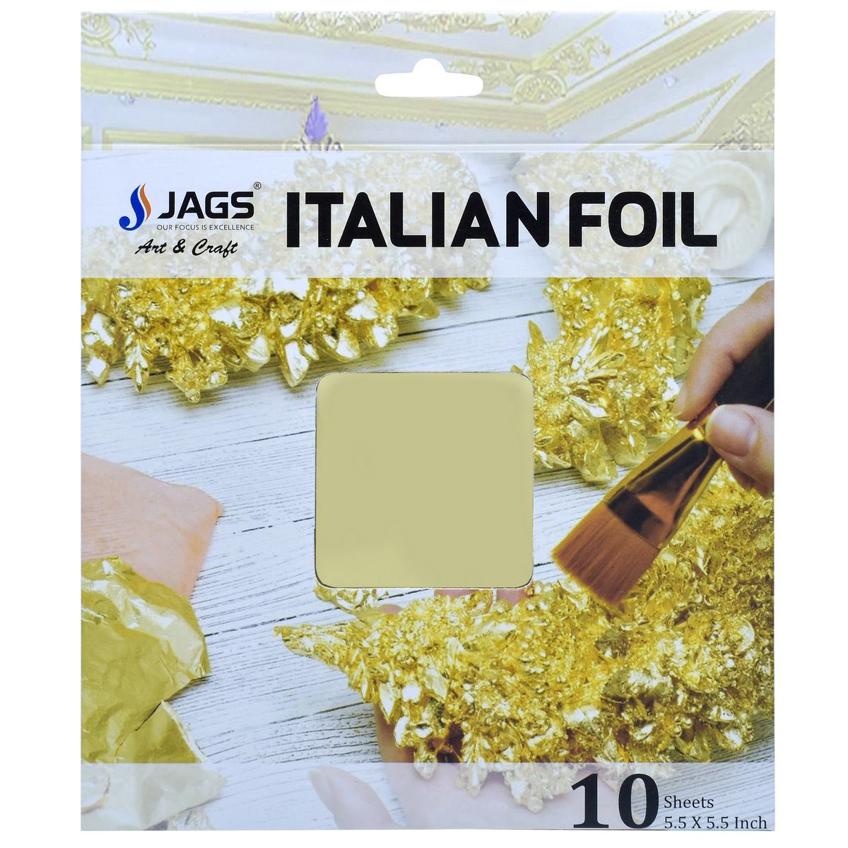 Gift To Love | Gilding Italian Foil | Color : Gold | Size : 5.5X5.5 Inch | Code : JGIF01