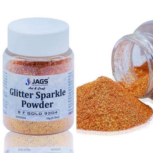 Gift To Love | Jags Glitter Powder 20Gm S F Gold 9204 | Code : JGPD9204