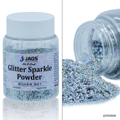 Gift To Love | Glitter Sparkle Powder | Color : Silver | Size : 20 Gm | Code : JGPHSR00