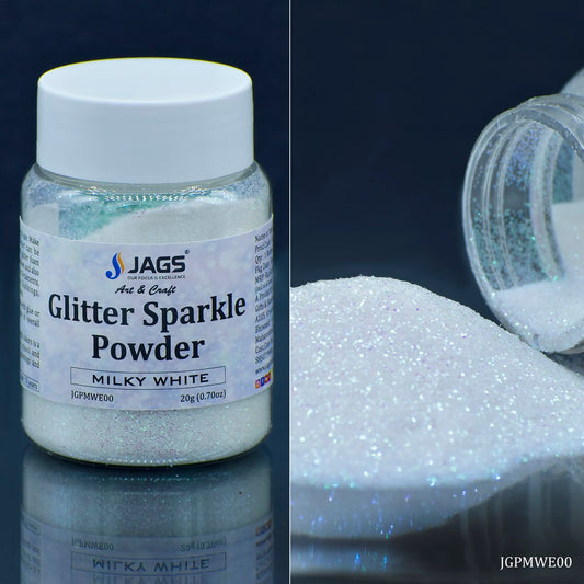Gift To Love | Glitter Sparkle Powder | Color : Milky White | Size : 20 Gm | Code : JGPMWE00