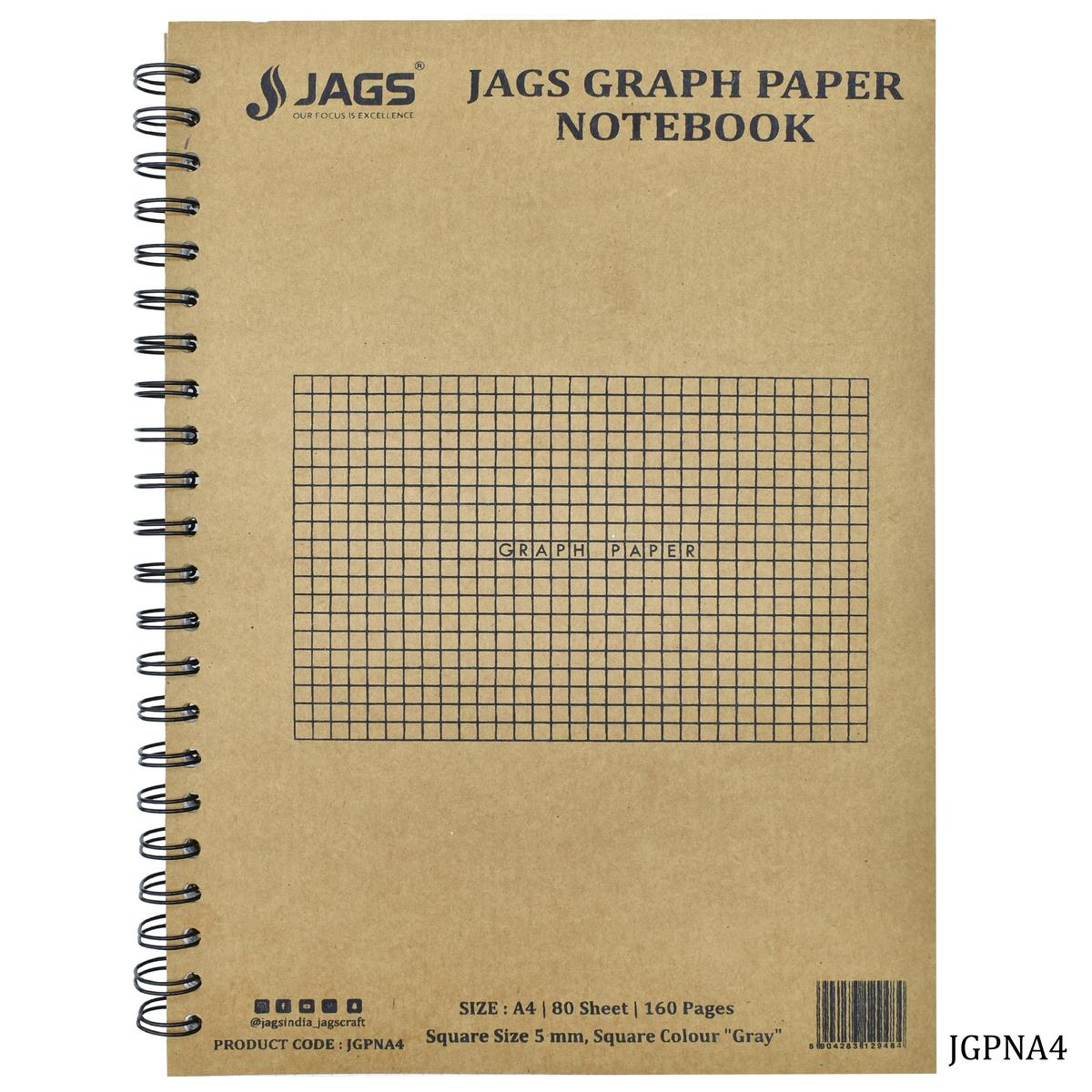 Gift To Love | Graph Paper Notebook | Size : A4 | Code : JGPNA4