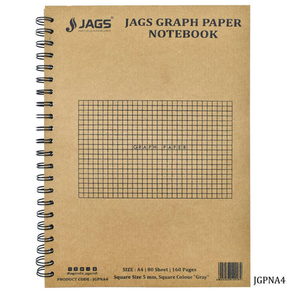 Gift To Love | Graph Paper Notebook | Size : A4 | Code : JGPNA4