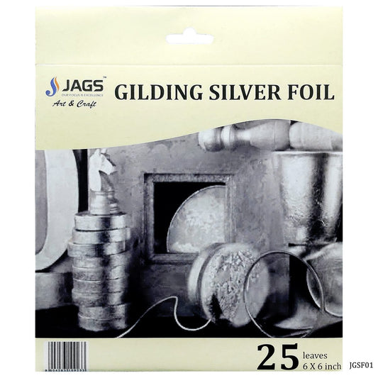 Gift To Love | Gilding Foil | Color : Silver | Size : 6X6 Inch | Code : JGSF01