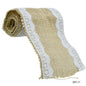 Gift To Love | Jute Roll With Lace 2 Side | Size : 3 Inch | Code : JJR3-17
