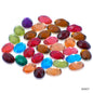 Gift To Love | Kundan Stone Oval Without Hole | Size : 14 X 10 Mm | Pcs : 10 Gms | Code : JKSR37