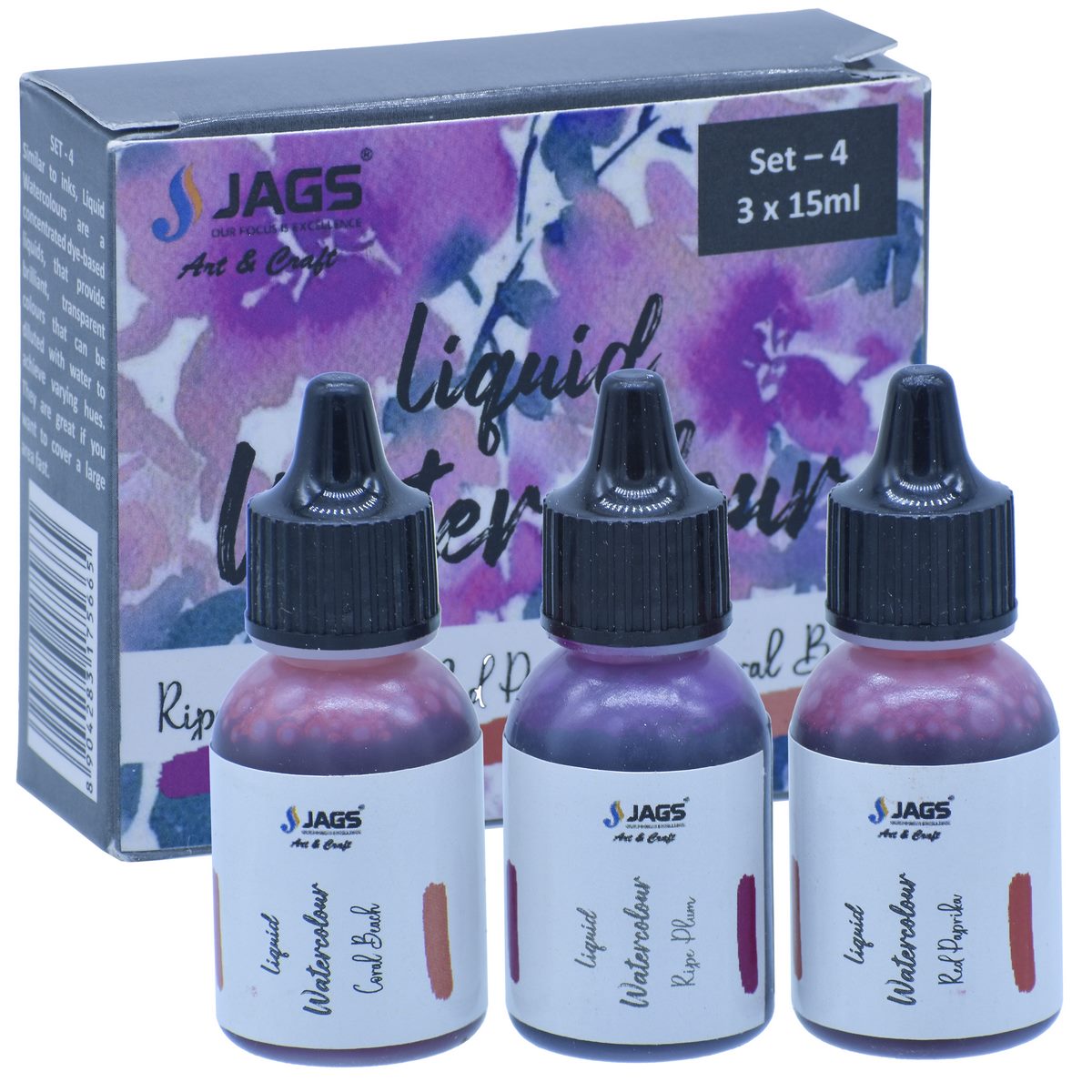 Gift To Love | Liquid Watercolour | Pcs : Set Of 3 Pcs | Code : JLWS04