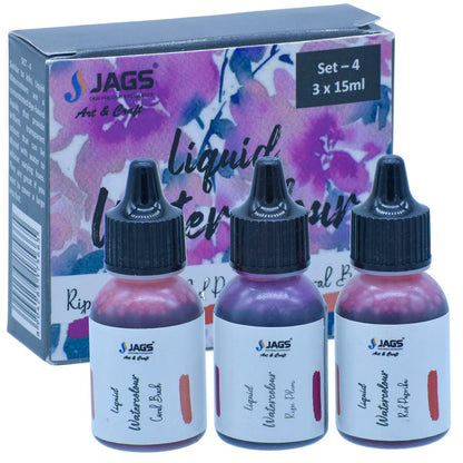 Gift To Love | Liquid Watercolour | Pcs : Set Of 3 Pcs | Code : JLWS04